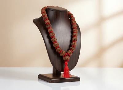 54 Bead 5 Mukhi Rudraksha Kantha Mala